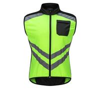 LuoAXINN Chaleco de Ciclismo Chaleco de Ciclismo Reflectante a Prueba Viento for Bicicleta Carretera, Chaqueta sin Mangas for(08,EU L (Asia XL))