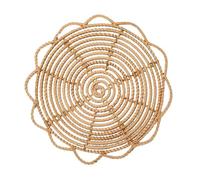 LuoAXINN Colgante de Pared de ratán, Plato Tejido, decoración de Pared, Cesta Redonda de Mimbre de Paja, decoración rústica for el hogar, Colgante de Granja para Sala de Estar y Dormitorio(B)