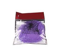 LuoAXINN Decoración De Halloween Telaraña | Telaraña artificial y elástica con decoración del hogar de casa encantada gótica de terror(PURPLE,60g)