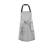 LuoAXINN Delantales transparentes Delantal de cocina TPU color sólido | Limpiador de baberos impermeable sin mangas, accesorios for hornear limpiables