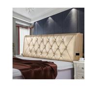 LuoAXINN Funda para cabecero de Cama Funda de Cuero for cabecera tamaño King, Relleno Alta resiliencia, Almohada, Tela Lavable Cama(Color 1,200x58x10cm)