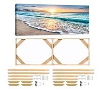 LuoAXINN marcos para cuadros Kits de marco grande lienzo DIY, barras camilla madera maciza, accesorios for impresiones pintura al óleo(Width 25cm,Height 50cm)