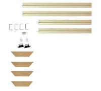 LuoAXINN marcos para cuadros Marco de cartel madera, arte pared, lienzo, pintura al óleo, Kit, decoración imagen, barras personalizadas(Height 50cm,Width 55cm)