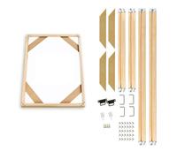 LuoAXINN marcos para cuadros Marco de imagen lienzo madera DIY, barras camilla grandes, accesorios for pintura al óleo diamantes, póster impreso(Width 45cm,Height 80cm)