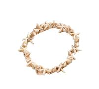 LuoAXINN Pulseras de playa Pulsera bohemia de concha cauri y perlas imitación for mujer, brazalete cadena estrella mar Color dorado, joyería for vacaciones en la playa verano(Color 11)