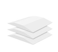 LuoAXINN Tableros de Soporte para sofás Cojín de Esponja for sofá, Soporte Alta Resistencia, 50x50cm, Tablero for, Cuadrado, tamaño Grande, reparación Asientos y Muebles for el hogar(White Trapezoid)
