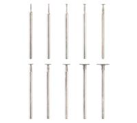 Luobannm 10 Fresas de Diamante en Forma de T - Mini Fresas de Corte de Canal con Vástago de 3/32 Pulgadas, Brocas para Tallado de Piedra con Montaje de Diamante.