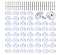 Luobannm 150 Piezas de Patas de Goma para Tabla de Cortar, 16 mm, Parachoques Antideslizante para Tabla de Cortar Electrónica