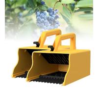 Luobannm 2 Recogedores de Bayas con Peine, Herramienta para Recoger y Cosechar Bayas Fácilmente, Rastrillo para Arándanos, Peine para Arándanos, Ergonómico.