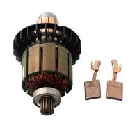Luobannm 619380-9 619583-5 Armadura con Escobilla de Carbón 194427-5 CB-440 para Taladro Atornillador DDF482 DHP482 DHP482Z DDF482Z