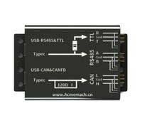 Luobannm Adaptador USB A Can FD. Depurador USB-CANFD Compatible con USB A CANFD y RS485/TTL para Entornos Industriales.