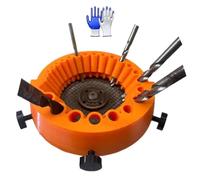 Luobannm Afilador de Brocas, Accesorio para Afilar Brocas Eléctricas, Amoladora de Brocas Antiguas, Amoladora Angular de Cuchilla Gigante para Afilar