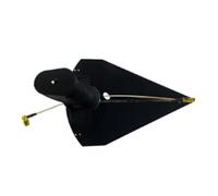 Luobannm Antena Direccional Logarítmica Periódica SL10 de 50 MHz A 6 GHz, Alta Ganancia, Interfaz SMA de 7 DB para Analizadores de Espectro y Antenas UWB.