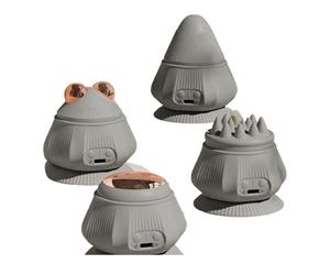 Luobannm Bola de Masaje Vibratoria de Silicona Recargable por USB, Masajeador de Relajación Muscular para Cintura y Espalda, Alivia el Dolor.