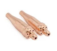 Luobannm Boquilla de Corte de Acetileno 1-1-101 para Soldadura de Precisión y Corte de Metal, Compatible con Soplete de Alta Resistencia Estilo V - Paquete de 2