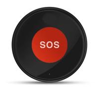 Luobannm Botón de Llamada de Pánico SOS con WiFi Tuya, Aplicación Smart Life, Batería Recargable, Alarma de una Tecla para Pacientes, Niños y Ancianos.