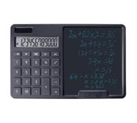 Luobannm Calculadora Solar de 12 bits para Negocios, Finanzas, Contabilidad, Estudiantes, con Tablero de Escritura.