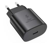 Luobannm Cargador Superrápido de 25 W, Adaptador de Corriente de Pared PD UE, USB Tipo C para Galaxy S24, S23 Plus, S20, S21 Ultra/FE, A71, Enchufe UE.