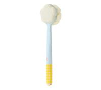 Luobannm Cepillo de Baño con de Dopamina, con Molinillo para Pies, Cuerpo de Ducha, Exfoliante de Espalda de Doble Cara, Color Amarillo.