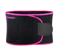 Luobannm Cinturón de Soporte para Cintura, para Gimnasio, Correr, Fitness, Sudoración Abdominal, Deportes Al Aire Libre, para Hombres y Mujeres, con Bolsillo A