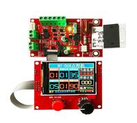 Luobannm Controlador de Soldadora por Puntos -D08 de 9-12 V CA y 12 W con Pantalla LCD A Color Neumática y Personalización Multipunto.