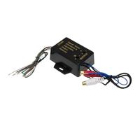 Luobannm Convertidor de Alto/Bajo de 2 Vías, Convertidor de Alto A Bajo, Convertidor de Audio para Altavoces de Coche de 12-24 V, Adaptador Ajustable de 40 W.