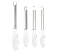 Luobannm Cuchillos para Untar Cuchillos para Mantequilla Fría Cuchillos para Untar Queso de Acero Inoxidable Utensilios para Charcutería Utensilios para Condimentos Mermelada Repostería