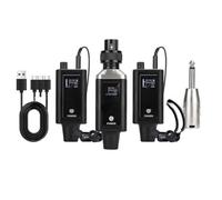 Luobannm de Monitorización Inalámbrica Estéreo UHF con 2 Receptores. Auriculares Portátiles en Tiempo Real para Ensayos de Cantantes y Bandas.