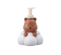 Luobannm Dispensador de Espuma para Baño con Diseño de Oso de, Botella con Dosificador de y Champú, con Envase Rellenable de 500 Ml (B)