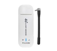 Luobannm Enrutador WiFi 4G LTE, Módem USB Portátil con Antenas, Punto de Acceso de Alta Velocidad de 150 Mbps, Compatible con 10 Dispositivos (Versión Asiática)