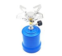 Luobannm Estufa de Camping para Exteriores, Tanque de Gas Europeo de 190 G, Hornilla de Café, Quemador de Gas Propano Ajustable para Pesca, Senderismo, Picnic.