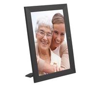 Luobannm Fotos Digital con Pantalla de 8 Pulgadas, Retroiluminación LED, HD IPS, 1280 X 800, Compatible con Álbumes, Fotos, Música y Películas, con Todas Funciones, Enchufe Europeo B