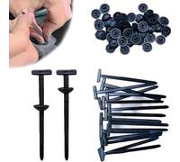 Luobannm Hebilla Universal de Nailon para Bridas de Cables, Herramienta Multiusos para Bridas de Plástico, Autoblocante, Resistente, 50 Unidades