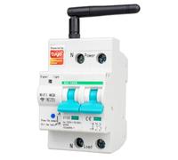 Luobannm Interruptor Automático Inteligente con Control Remoto por Voz y Temporizador de Vida Inteligente con Wifi y Aplicación Tuya 2P.