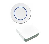 Luobannm Interruptor de Escena Inteligente Inalámbrico Zigbee con Puerta de Enlace, Interruptor de Enlace Inteligente, Automatización, Funciona con Smart Life.