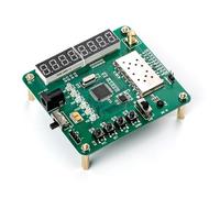 Luobannm Kit de Placa de Demostración del Módulo de Intercomunicación, Módulo Walkie-Talkie UHF SA818S + Altavoces + Antenas de Varilla Recta (400-480 MHz)