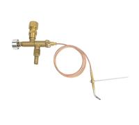 Luobannm Kit de Válvula de Control de Seguridad para Chimenea de Propano LPG de Baja Presión con Termopar e Interruptor de Perilla para Evitar Fallas de Llama