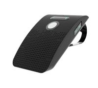 Luobannm Kit Manos Bluetooth 4.2 para Coche, Altavoz HiFi de 2 W, Receptor de Audio Inalámbrico, Reproductor de MP3, Cancelación de Ruido, Clip para Visera.