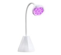 Luobannm Lámpara de Uñas Inalámbrica LED UV, Secador de Uñas Recargable con Detección Automática, Control Táctil, Secado Rápido, Lámpara Flexible de 360°.