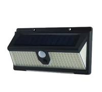 Luobannm Luz de Advertencia de 190 W, Luz Solar de Pared con Sensor de Movimiento, Luz Impermeable para Jardín y Exterior.