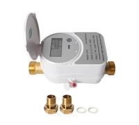 Luobannm Medidor de Agua Ultrasónico Tuya Zigbee DN20 con Válvula Pantalla LCD Medición de Consumo de Caudal de Agua IP68 Resistente Al Agua
