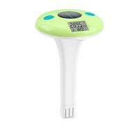 Luobannm Medidor de Salinidad Solar, Comprobador de Temperatura y Salinidad, Impermeable, Flotante, para Piscinas, Acuarios, Piscinas y Spas.