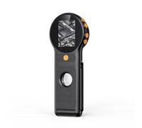 Luobannm Microscopio Electrónico Digital Plegable con Pantalla IPS de Alta Definición de 2 Pulgadas para Reparación, Identificación y Detección.