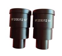 Luobannm Microscopio Estereoscópico Óptico WF20X/12 mm WF20X 20X, Accesorios, Ocular para Reparación, Accesorios y Herramientas para Oculares.
