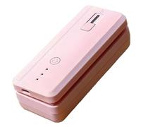 Luobannm Mini Máquina Selladora Portátil 2 en 1: Herramienta de Envasado de Alimentos Recargable por USB para Uso en la Cocina, Compacta y Eficiente B