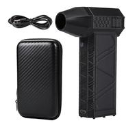 Luobannm Mini Ventilador Turbo de Chorro, 130.000 RPM, Velocidad del Viento, 52 M/S, Motor Sin Escobillas, Ventilador de Conducto Portátil, Soplador Ciclónico Turbo Eléctrico.