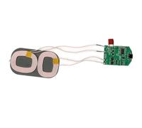 Luobannm Módulo de Carga Inalámbrica de Doble Bobina de 15 W, Placa Base PCBA para Cargador Inalámbrico, Dispositivo Multiusos para el Hogar y el Coche.