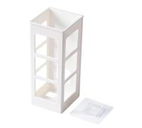 Luobannm Organizador de Herramientas para Cabello Montado en la Pared: Soporte Sin Perforaciones para Cepillos, Rizadores, Planchas para el Cabello, Estante de Almacenamiento para el Baño