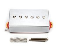 Luobannm Pastillas para Guitarra Eléctrica Estilo P90, de Bobina Simple, Humbucker de 6 Tornillos Ajustables, Tamaño 50 mm.