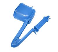 Luobannm Peine Aplicador de Rodillo para Teñir el Cabello, 2 en 1, Herramienta de Peluquería para Uso en Salón o en Casa, Color Azul.